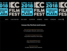 Tablet Screenshot of kcfilmfest.org